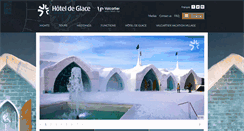 Desktop Screenshot of hoteldeglace-canada.com